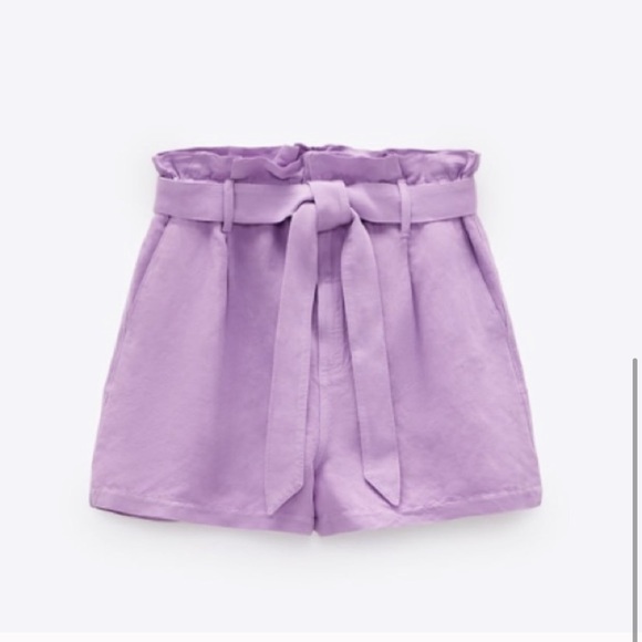 Belted Baggy Shorts Size XS NWT - Picture 4 of 7